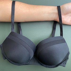 Oysho Black Push-Up Bra Size 32B